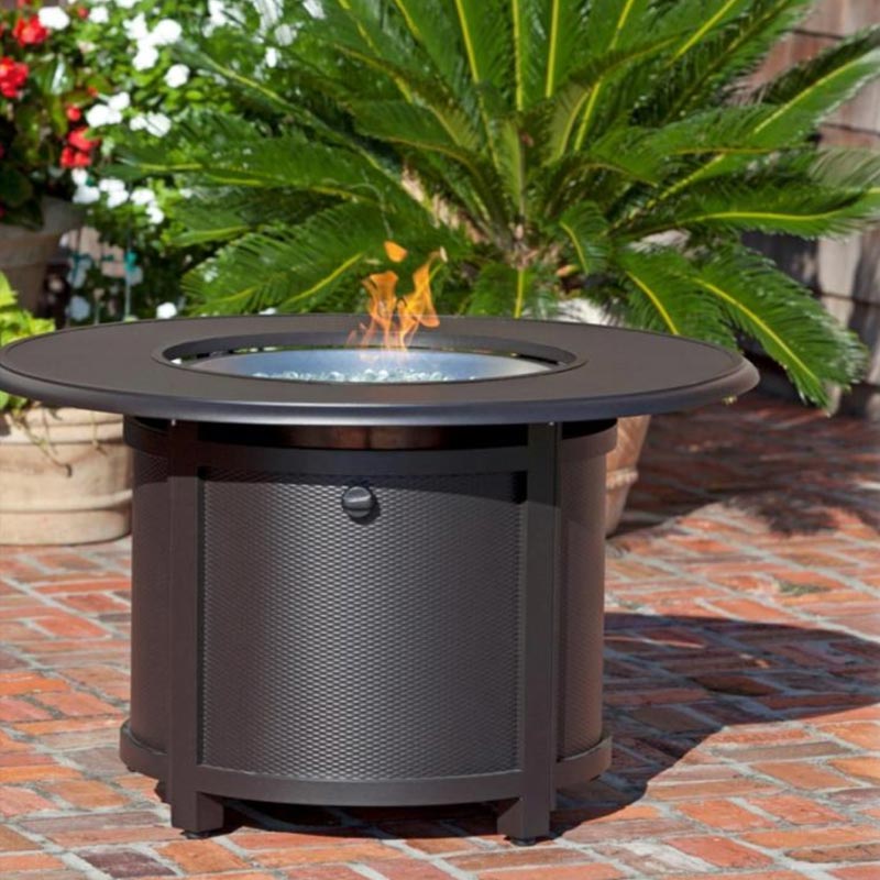 Stamped Aluminum Propane Fire Table, Aluminum Fire Pit